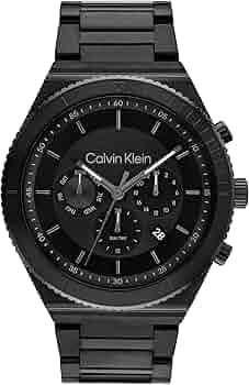 カルバンクライン ソリッド 腕時計 メンズ ブラック カレンダー ３針 Calvin Klein 並行輸入品 カルバンクライン 腕時計 メンズ